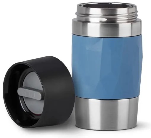 Tefal - Termikus bögre 300 ml COMPACT MUG rozsdamentes/kék
