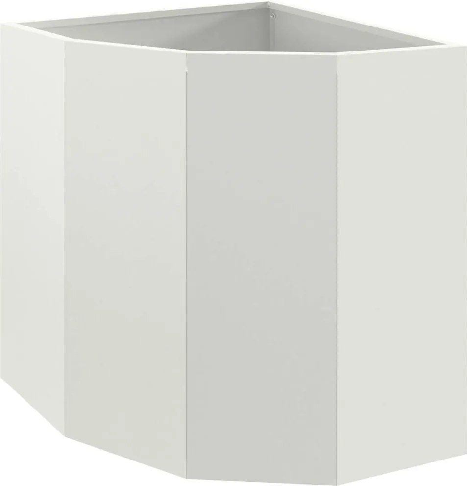 vidaXL Sarok Virágtartó Fehér 45 x 45 x 50 cm Acél
