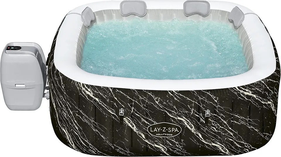 Lay-Z-Spa Hollywood Luxe Airjet masszázsmedence 180 x 180 x 66 cm 2025
