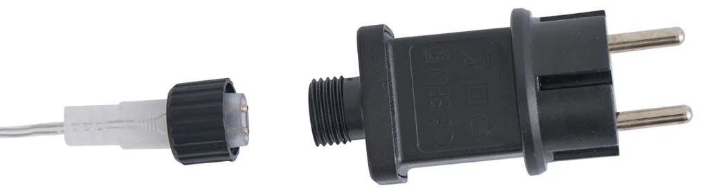 Karácsonyfa fehér, LED-del, IP44 - Puno