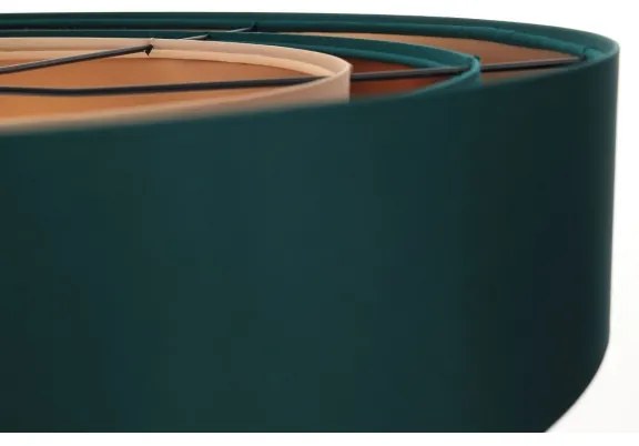 TRINITI függeszték 1xE27/60W/230V zöld/réz, kábellel