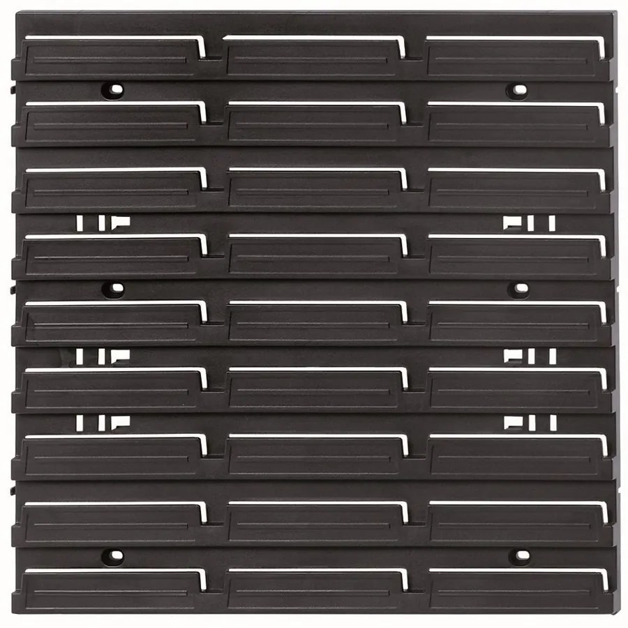 Szerelőlap 38,6 x 1,8 x 39 cm (2 db), fekete