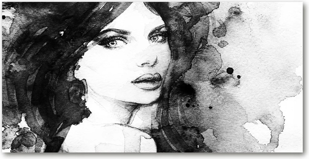 Fotótapéta üveg falra Nő portré 140x70