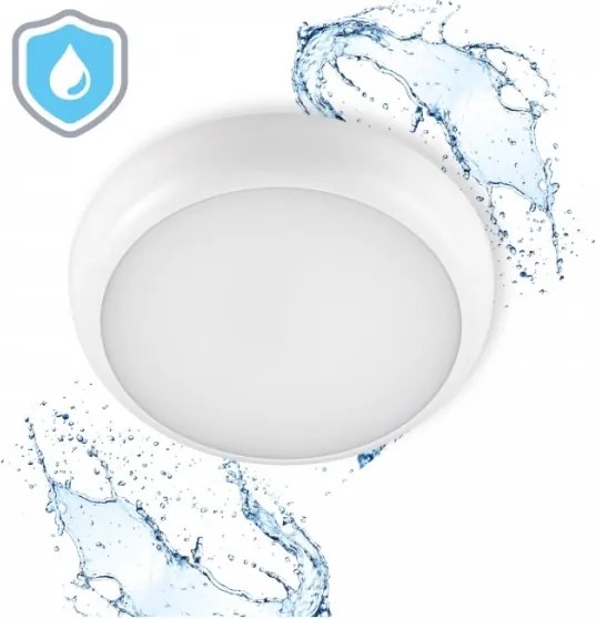 LED fürdőszobai mennyezeti lámpatest DEFENDER LED/12/18/24W/230V IP65 átmérő 30 cm fehér