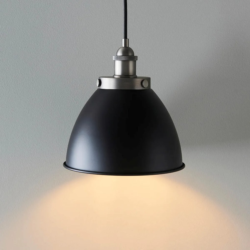 Endon loft függeszték franklin fekete antik ón end98750