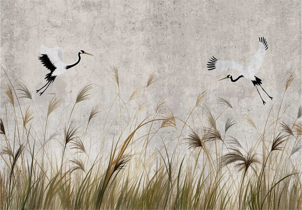 Fotótapéta flizelina Darvak a nádban Elegancia és harmónia 312x219 +ragasztó