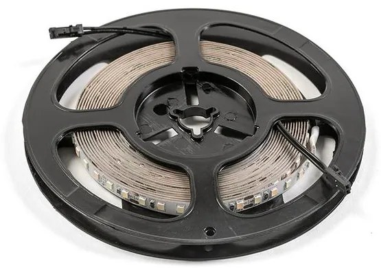 LED szalag 2835, 600 LED/5 fm, váltakozó színhőmérséklet, CCT, 5W/fm, 33W/5fm , 8mm , 5fm/tekercs, 12V, IP20, 700lm/m