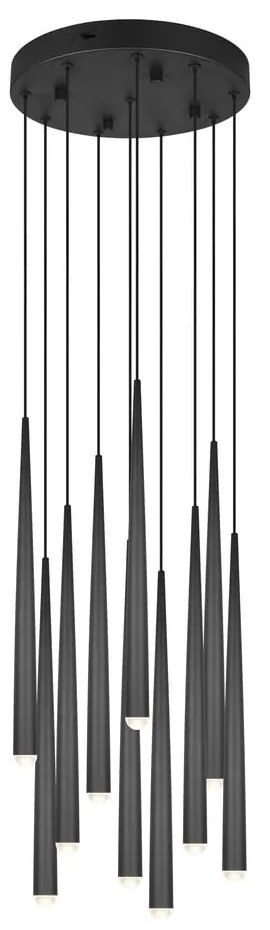 Fekete LED függőlámpa ø 30 cm Cala – Trio Select