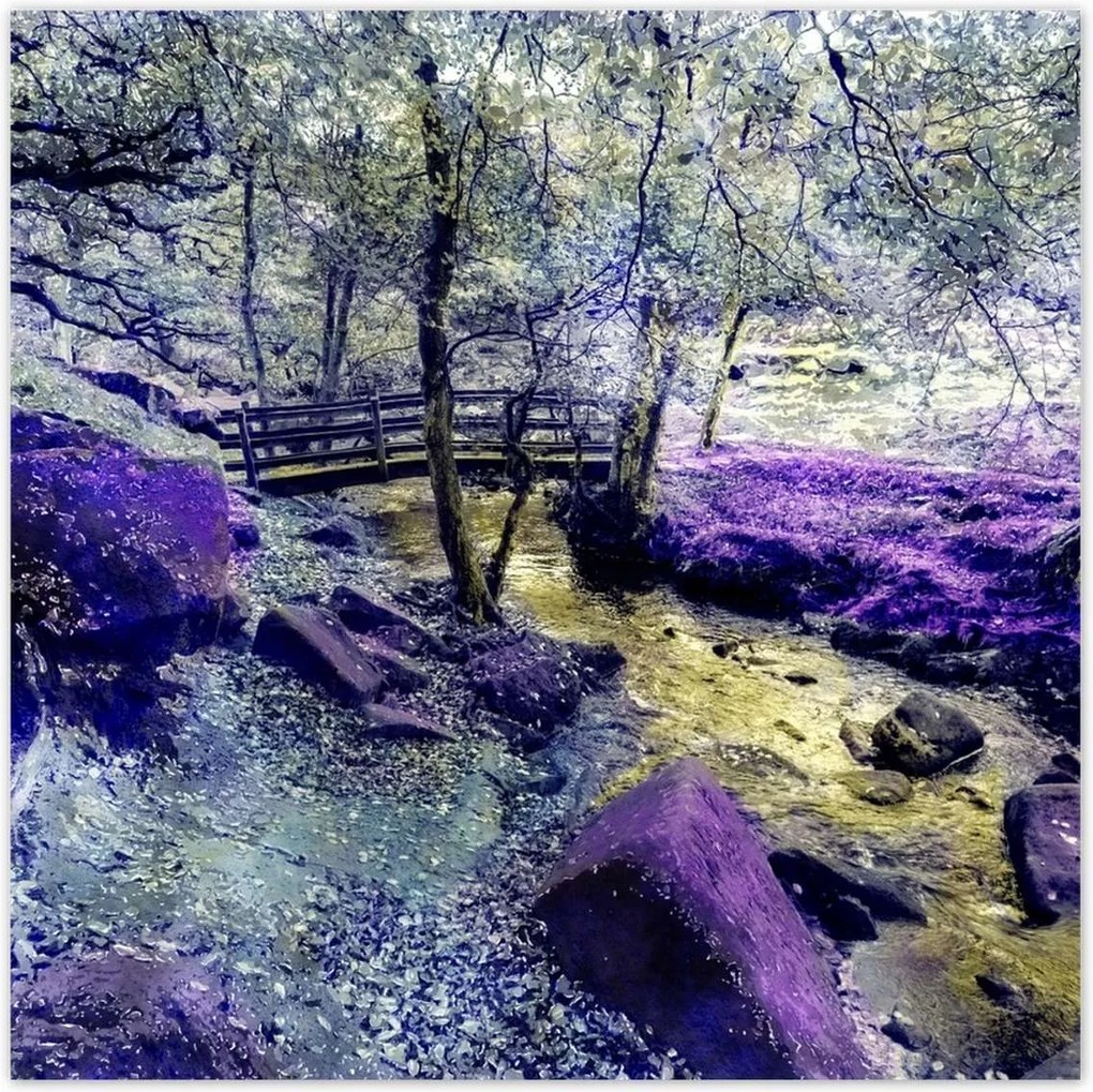 Poszterek 140x140 Híd a folyó felett