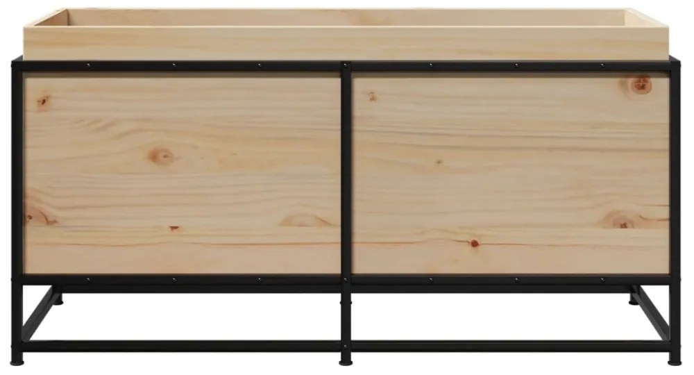 tömör fenyőfa kerti virágláda 100 x 40 x 50 cm
