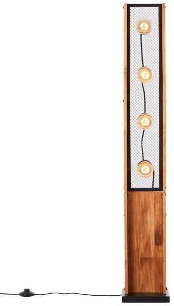 Brilliant - CALANDRA állólámpa 4xE27/42W/230V, fenyő