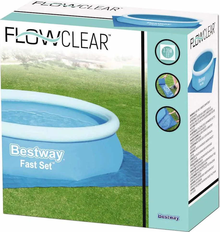 Bestway "Flowclear" medencealátét 335 x 335 cm
