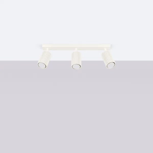 Sollux SL.1600 - Spotlámpa KARBON 3xGU10/10W/230V krémes