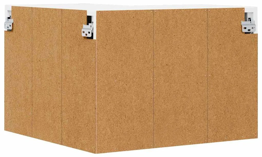 vidaXL Konyhaszekrény polcokkal ajtóval Fehér 57 x 57 x 40 cm Faanyag