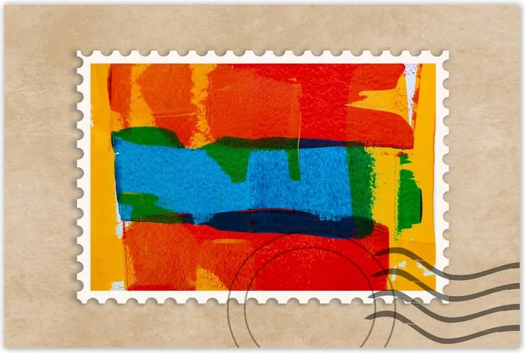 Poszterek 90x60 Absztrakt Pajzs