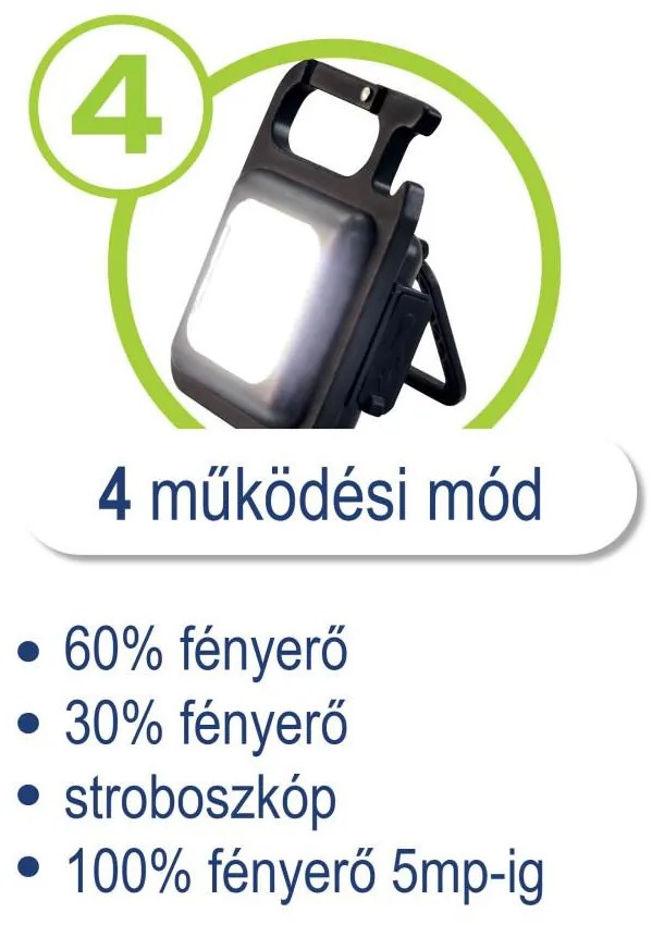 Commel multifunkciós mini LED lámpa