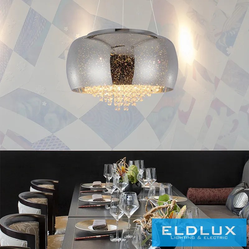 ELDLUX DY9010-6CA NIGHT Kristály Mennyezeti Lámpa IP20