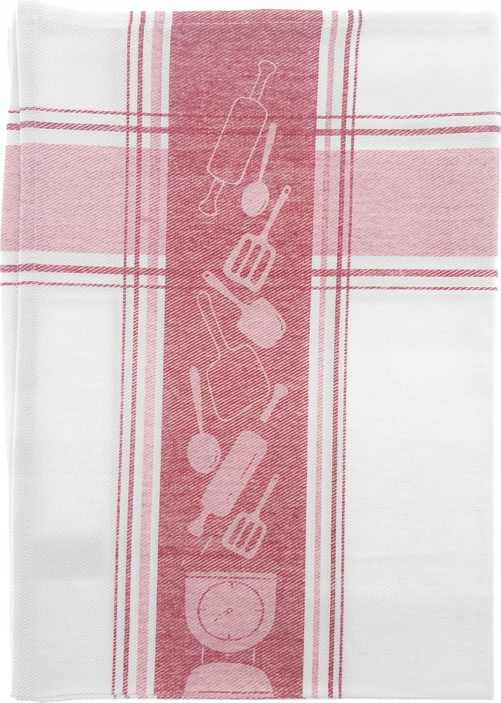 Konyhai törlőkendő 50x70 konyhai eszközök bordó