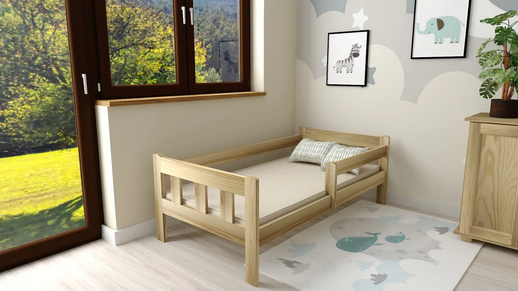 Gyermekágy NESTY 90 x 200 cm, fenyő Ágyrács: Léces ágyrács, Matrac: Deluxe 10 cm matrac