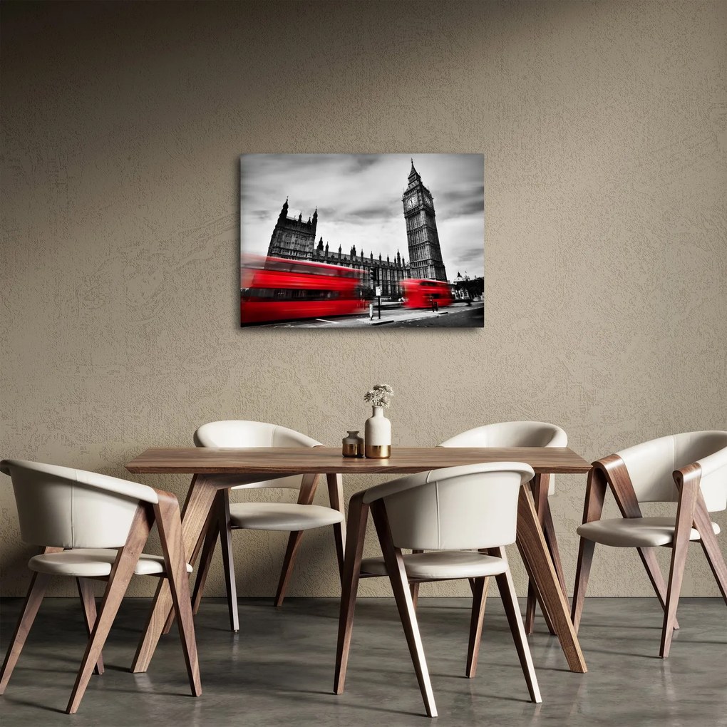 Kép - a Parlament londoni házai (70x50 cm)