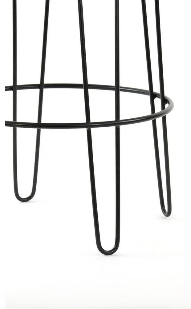 Fehér kárpitozott bárszék (ülésmagasság 73 cm) Alice – Light &amp; Living