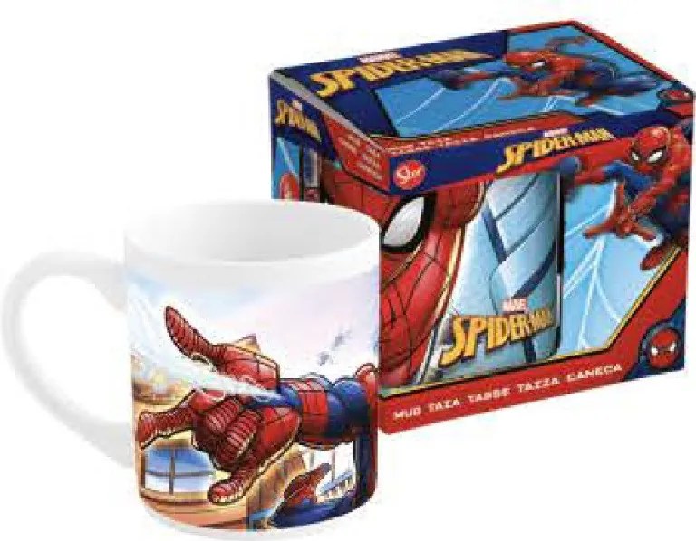 Pókember Streets porcelán bögre 235 ml (8 oz) Díszdobozban