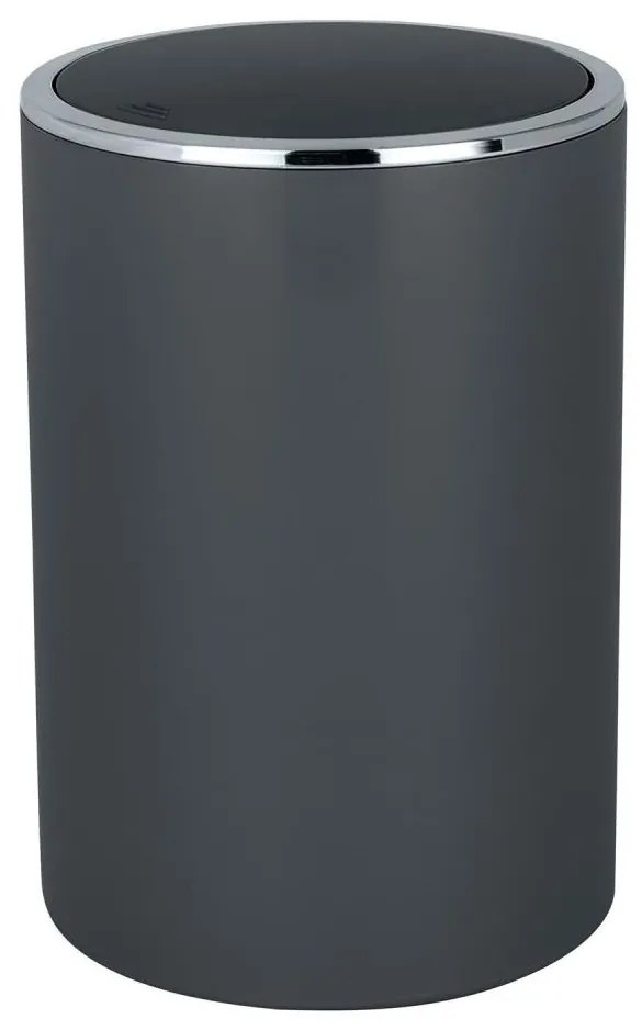 WENKO 25146100 - INCA kosár 18,5x25,5 cm antracit/fényes króm