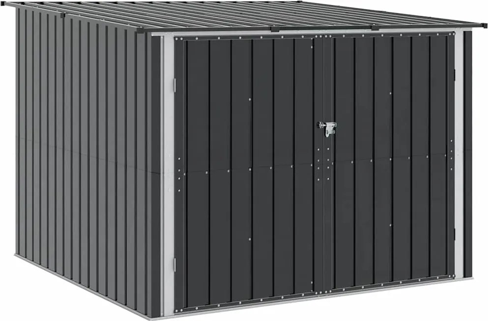 vidaXL Bicikli Sátor 3 pcs Antracit 215 x 206 x 157 cm Fém