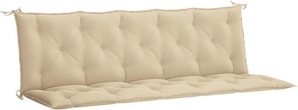 vidaXL bézs oxford szövet kerti padpárna 180 x (50+50) x 7 cm