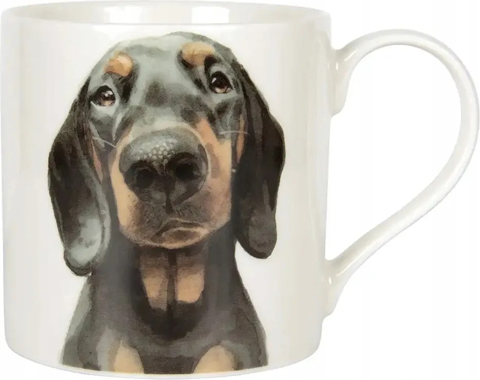 Porcelán Bögre Kutya Tacskó Licks &amp; Kisses by Robert James Hull