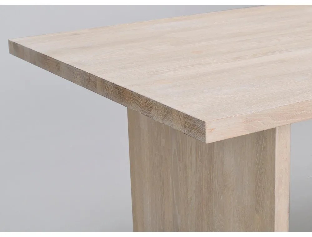 Tölgyfa étkezőasztal 240x95 cm Emmett - Rowico