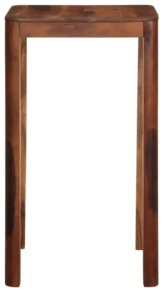 vidaXL bárasztal 60x60x107 cm tömör fa akácfa