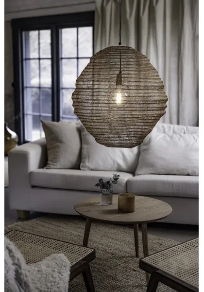 Markslöjd 108773 - Csillár zsinóron TAZZA 1xE27/40W/230V arany