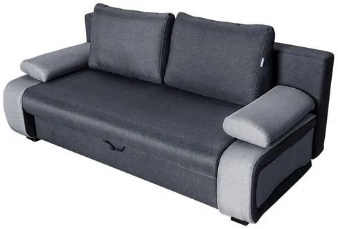 Ines (szövetes) ágyazható, karfa nélküli kanapé 196 x 147 cm. a