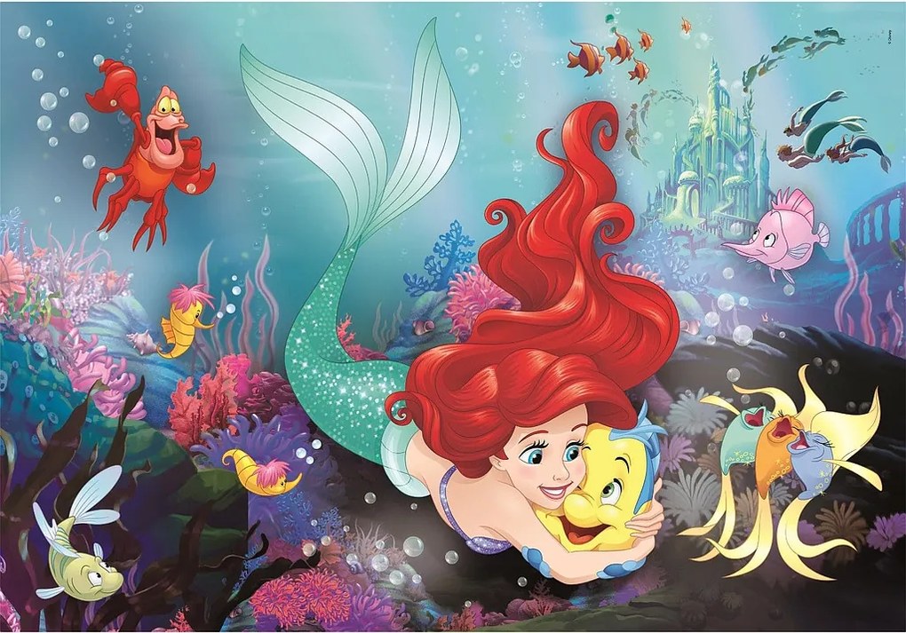 Disney Hercegnők Ariel 24 db-os maxi puzzle Clementoni