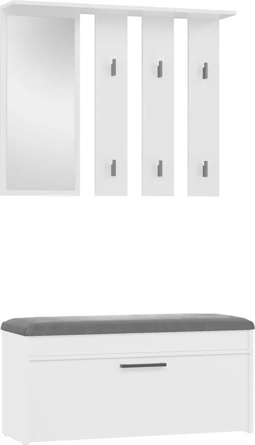 Parma előszobafal, fehér