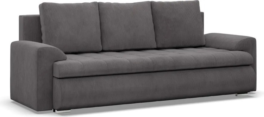 Tokio kanapéágy, kordbársony, szürke