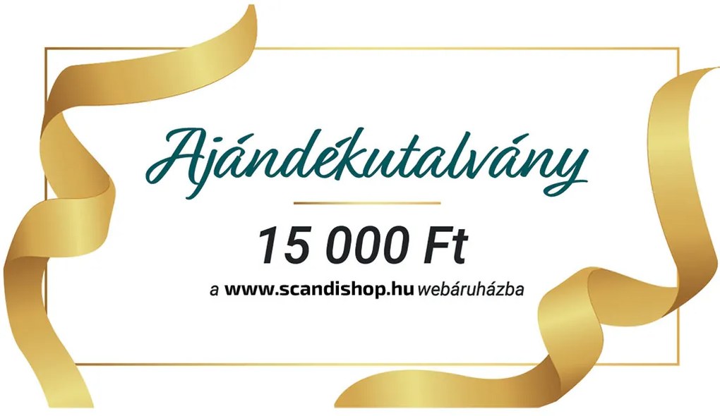 Ajándékutalvány 15 000 Ft Utalvány típusa: Elektronikus