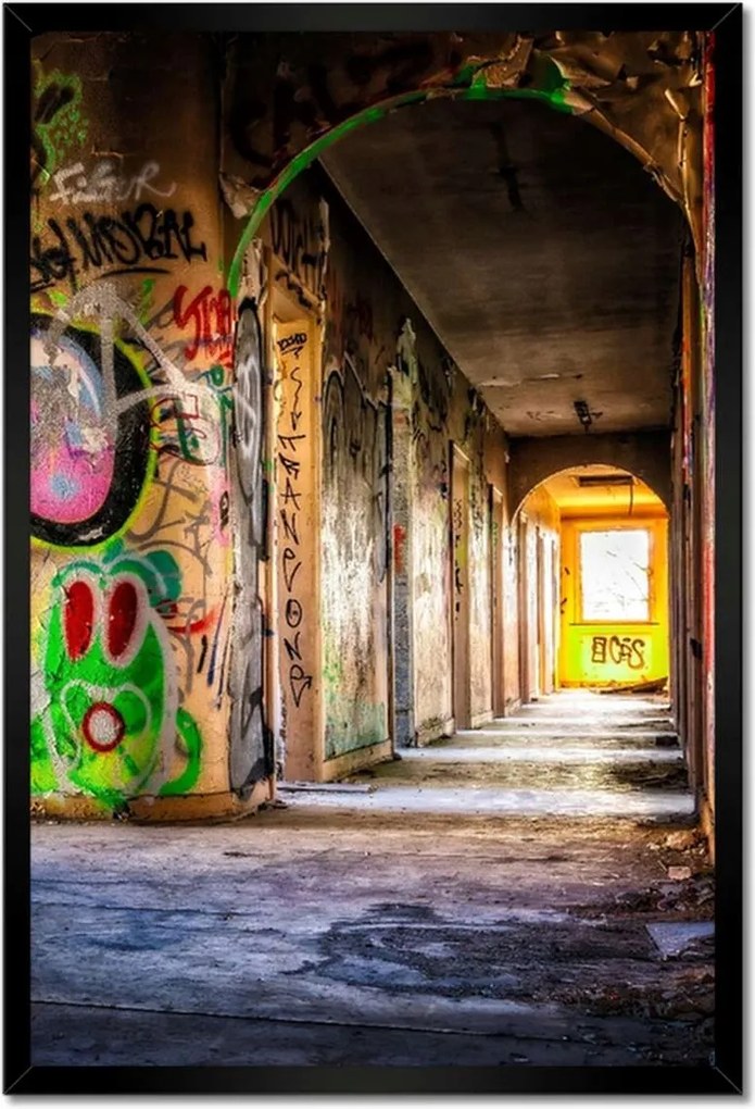 Poszterek keretben 40x60 Grafitti Murale