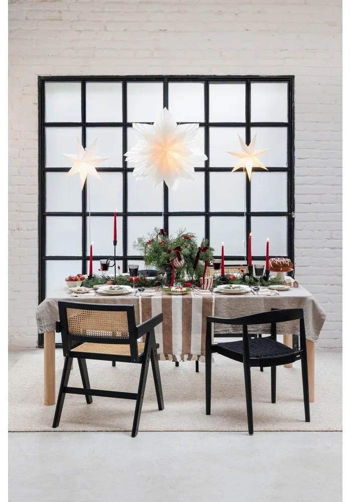 Lenkeverék asztali futó 50x150 cm Maura – Kave Home