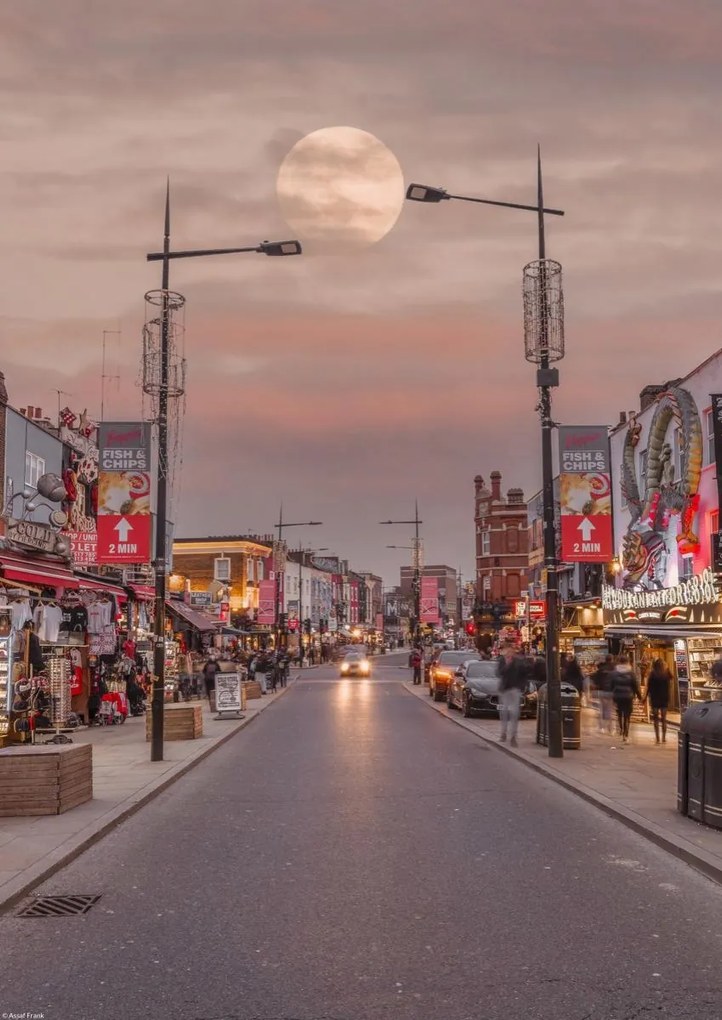 Poszter 29,7x42cm Camden főutca, Assaf Frank