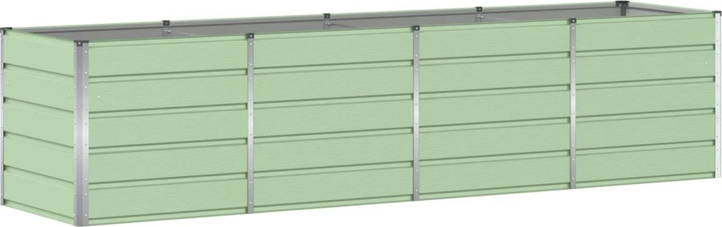 vidaXL Növénytartó Zöld 240 x 80 x 75 cm Acél