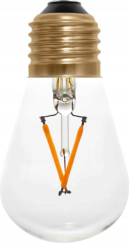 Segula 50835 Led mini izzó rusztikus 24V átlátszó E27 1,5 W (12 W) 110 Lm 2200