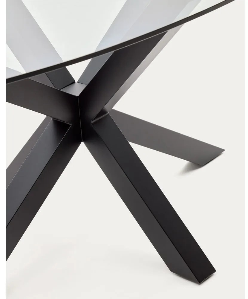 Étkezőasztal üveg asztallappal 100x200 cm Argo – Kave Home