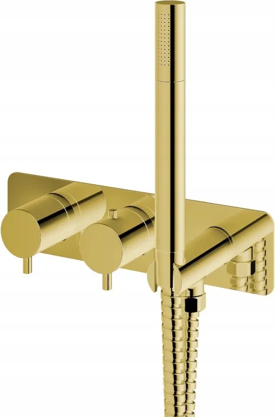 Fali kád-zuhany csaptelep Kohlman Axel Gold arany QW265AGD