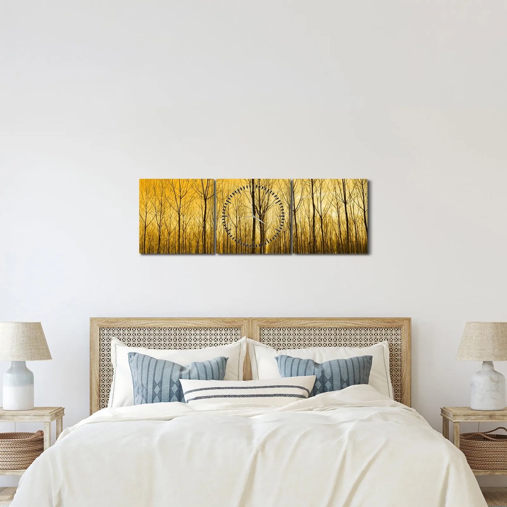 Kép - Faültetvény (órával) (90x30 cm)