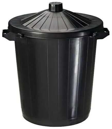 Manutan Expert Műanyag kuka Manutan Black, térfogat 80 l%