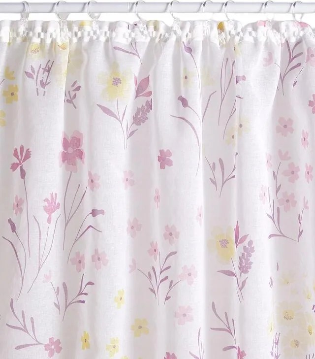 140/245 Virágmintás Függöny 1 Db