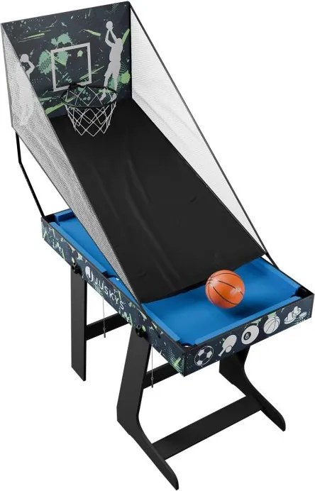 Multifunkcionális 5 az 1 játékasztal csocsó kosárlabda, hoki