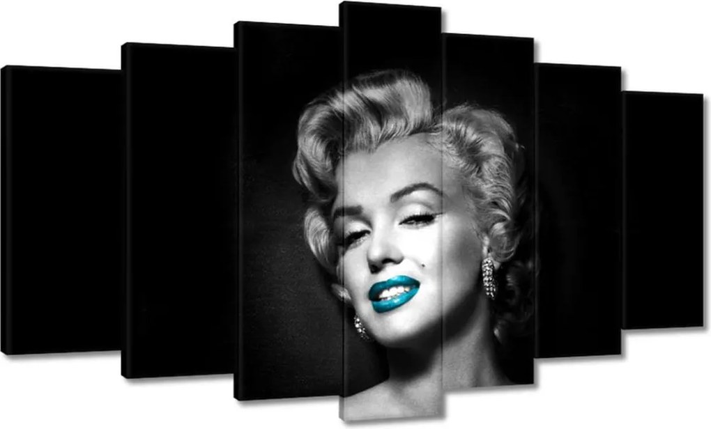 Festmények 140x80 Marilyn Monroe szájjal